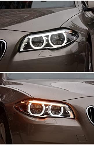 N & amp; B 2kom led farovi fit za BMW serije 5 F10 led farovi 2011 - 2017 LED objektiv projektor dvostruka greda led komplet sa LED dnevnim svjetlom Led žmigavac