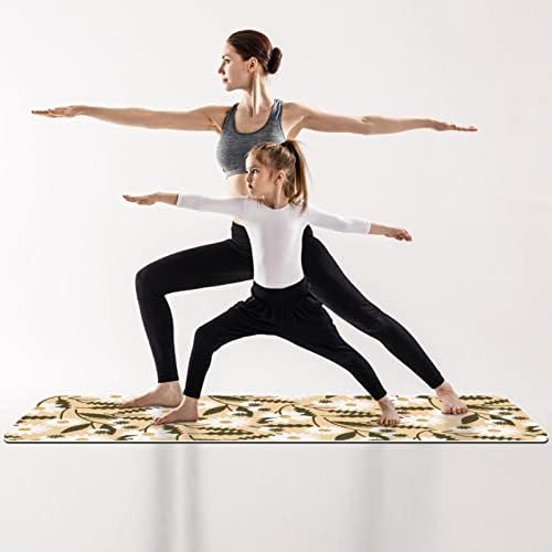 标题 Yoga Mat Unisex velika neklizajuća prostirka za vježbanje netoksičnog mirisa pogodna za kućni trening na otvorenom pilates istezanje teretane za koljena i leđa