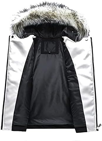 Sinzelimin Muške jakne zimski modni patchwork FAUX kože zadebljani kaputi odvojivi pamučni pamučni pamučni pamuk