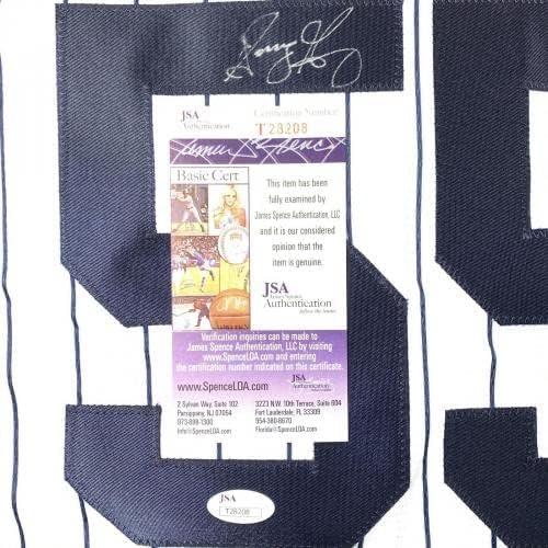 SONNY GREY potpisan dres PSA COA New York Yankees Autogramirani crveni - autogramirani MLB dresovi
