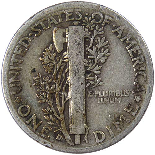 1935 D Merkur Dime AG O dobrom 90% srebrnog 10C Kolekcionar američke kovanice