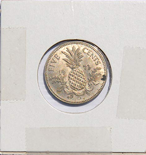 1973 bs Bahama otoci Ananas 5 centi novčić u redu