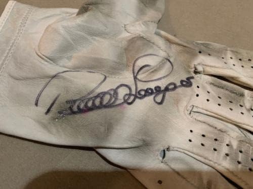 Bernhard Langer ruku potpisao i koristio Golf rukavica 2x Masters Champion JSA-autograme rukavice za Golf