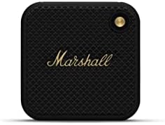 Marshall Willen Prijenosni Bluetooth zvučnik-crna & amp; mesing