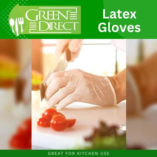 Jednokratne rukavice od lateksa nemedicinske, kuvanje opšte namene, Kuhinja & amp; prašak za čišćenje u domaćinstvu besplatno 100 po kutiji