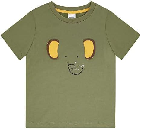 Toddler Baby Boy Tees Pamučna majica Grafički baby kratki rukav Crewneck Tee Majice Soft Kids Ljetni vrhovi