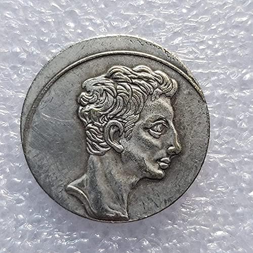Starinski zanati Roman Kovanice Srebrni bakar u ruci srebrni dolar srebrni okrugli strani srebrni dolar antikne kolekcija # 3