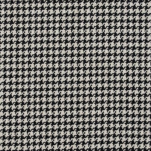 E854 crno - bijela klasična žakard tkanina za presvlake pored dvorišta