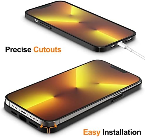 Nadograđena tanka futrola za iPhone 13 Pro 6,1 inč, objektiv kamere pokriva punu zaštitu, tanki fit ultra tanak lagani mat mat hard
