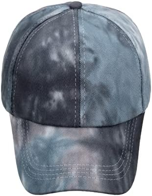 JINFE bejzbol kape za odrasle modne žene muškarci Sport gradijent Tie Dye prozračna Sintetička kapa za plažu Podesiva