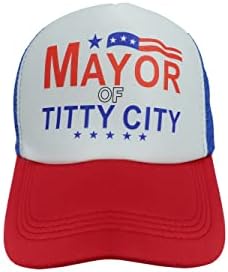 FPKOMD gradonačelnik smiješni kamiondžija za odrasle mrežice za bejzbol kapa za ribolov kape za muškarce i žene smiješne poklone bejzbol
