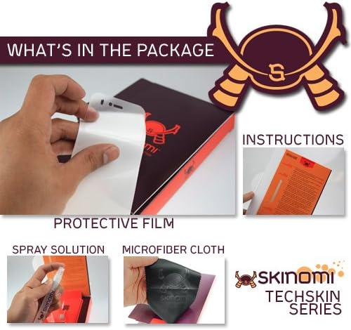 Skinomi zaštitnik ekrana kompatibilan sa LG Connect 4G Clear TechSkin TPU HD filmom protiv mjehurića