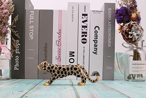 2pcs Leopard figurine nakit kutije za trinketi šarketi poklon za žene i djevojke