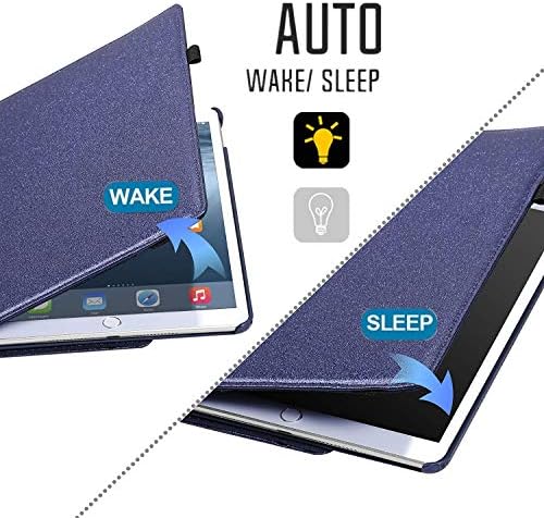 Rotirajuća futrola od 360 ° za novi iPad 8. Gen / 7. generacija - pametni zaštitni poklopac postolja sa automatskim spavanjem / budnim