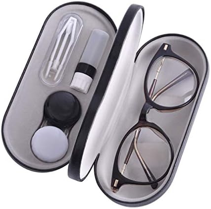 Kontakt futrola - [2 u 1] Dvostrane prijenosne naočale - Pinceli i aplikator uključeni - savršen za kućnu putovanju