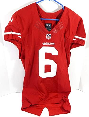 2013 San Francisco 49ers 6 Igra Izdana Crveni dres 42 DP35606 - Neintred NFL igra rabljeni dresovi