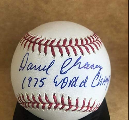 Darrel Chaney Reds 1975 World Champs potpisan M.L. Baseball Beckett COA S58949