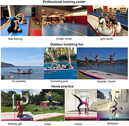 Ibigbean prostirke za opremu za praćenje gimnastike na naduvavanje-za navijanje, gimnastički trening, plažu, na vodi