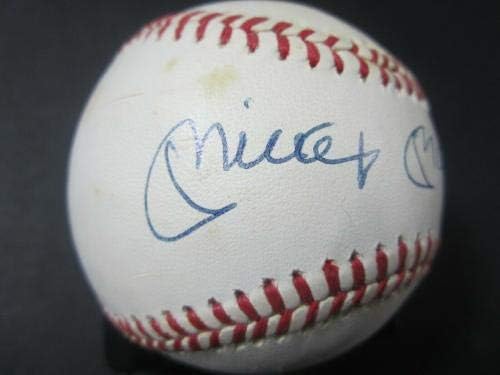 Mickey Mantle New York Yankees potpisao je OAL bejzbol JSA puno slovo - autografirane bejzbol