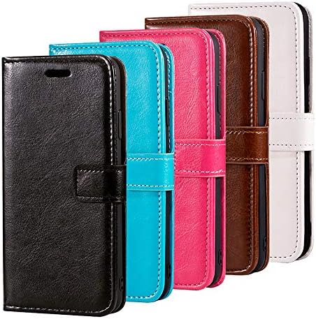 Shantime LG K10 torbica za novčanik, premium PU kožna magnetna Flip futrola sa držačem kartice i postoljem za LG K10 Crna