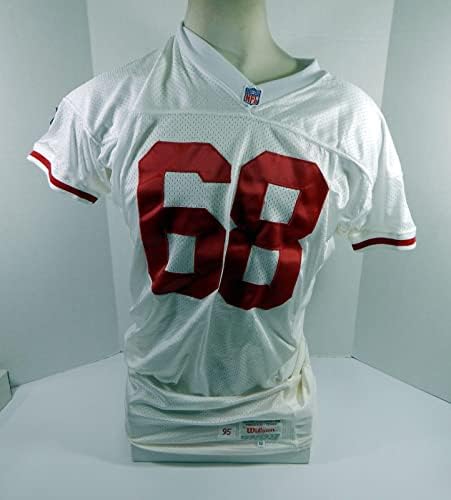 1995 San Francisco 49ers 68 Igra izdana Bijeli dres 52 DP34728 - Neincign NFL igra rabljeni dresovi