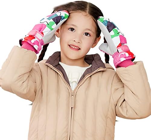 Dječije rukavice za snijeg za djevojčice dječaci za djecu zimske skijaške rukavice za igru na otvorenom Snow Waterproof Warm Coral