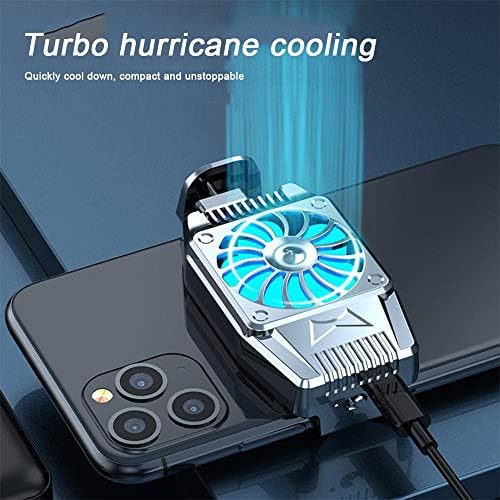 Bahilok Mini mobitela Cooler Turbo Hurrigane Game Cooler Cell The Telefon Hool hlad za iPhone / Samsung / Xiaomi
