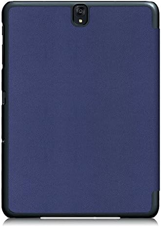 Kepuch Custer Case za Samsung Galaxy Tab S3 9.7 T820 T825, ultra tanka PU-kožna navlaka za pukotine za Samsung Galaxy Tab S3 9.7 T820 T825 - Plava