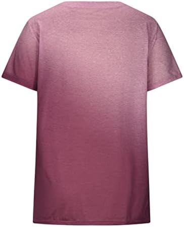Ženski kratki rukav Crewneck brod vrat pamuk Casual Tie Dye Top Tshirt Ljeto Jesen grafički Shirt za dame EX EX