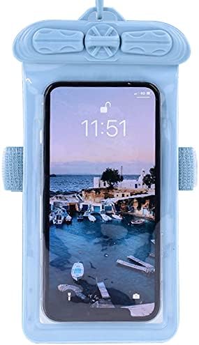Vaxson futrola za telefon, kompatibilna sa Huawei nova Y9a vodootpornom torbicom suha torba [ ne folija za zaštitu ekrana ] plava