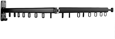 Sklopivi stalak za sušenje Dvostruki štap/Jednostruki multifunkcionalni vješalica za odjeću uvlačivi sklopivi zidni viseći stalak