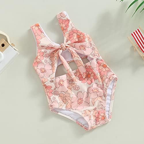 Mainesaka Baby Girl Ljetni kupaći kostimi jednodijelni kupaći odijelo bez rukava dvodijelna plaža Bikini slatki ruff kupaći kostimi
