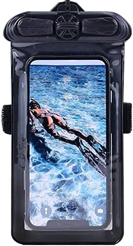 Vaxson futrola za telefon Crna, kompatibilna sa suvom torbom Nokia 8 vodootporna torbica [ne folija za zaštitu ekrana ]