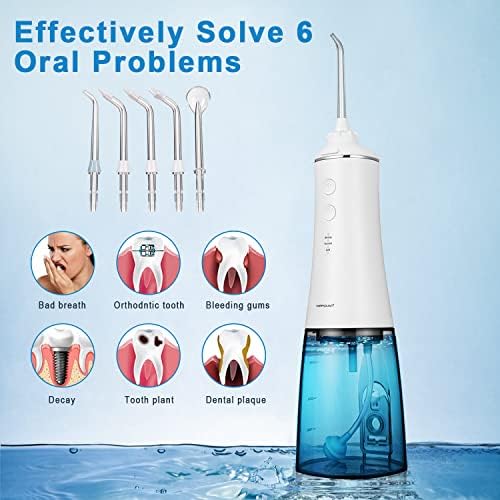 Prijenosni Akumulatorski birači vode za čišćenje zuba-Home & amp; putni oralni irigator punjivi konac za vodu za zube-pogodan i za
