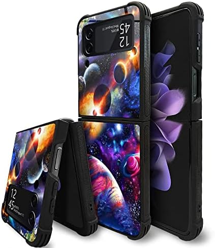 Samsung Galaxy Z Flip 4 5G futrola,šareni Solarni sistem Galaxy Z Flip 4 5G kućišta za muškarce, mekana TPU futrola za zaštitu od