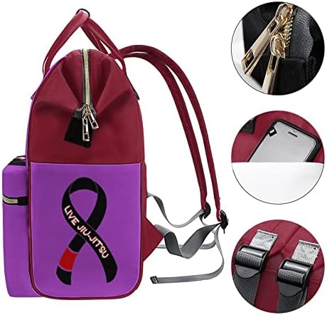 Život Jiu-Jitsu bag torbe ruksak stilski materinsku torbu višenamjenska vodootporna putovanja starački dan
