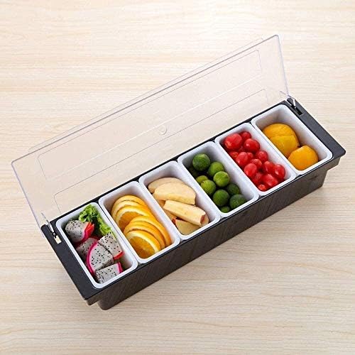 Remys Bento ručak kutija za ručak plastična kutija za ručak; Začinska kutija; Kutija za ručak; Kutija za odlaganje voća; Četiri rešetka,
