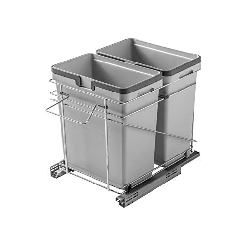 Rok Salice Kuhinjski ormar Mekani zatvori Heavy Duty Bezdužnog otpada za smeće Kanti za smeće može izvući organizator kontejnera QPAM15228C
