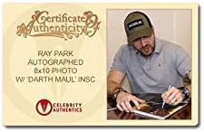 Ray Park Autografirani ratovi zvijezda Fantom Menace Darth Maul Duel sa sudbine 8x10 fotografija