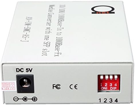 Single Mode LC Gigabit Fiber Media Converter - uključuje LC SFP 20 km LC-to UTP Cat5e Cat6 10/100/1000 RJ-45 - auto Sensing Gigabit