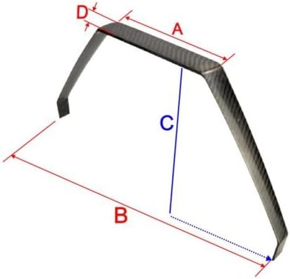 nije obezbeđen stajni trap od karbonskih vlakana za avion Sbach Yak 26cc A=135 B=410 C=195 D=30mm