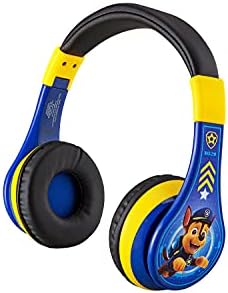 Ekids Paw Patrol Dječje Bluetooth slušalice sa mikrofonom, jačine zvuka za dječje slušalice za školu, dom ili putovanja