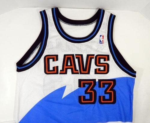 1997-98 Cleveland Cavaliers Carl Thomas 33 Igra Izdana bijeli dres 46 DP18816 - NBA igra koja se koristi