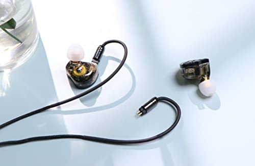Linsoul Tripowin Zombur 4N visoka čistoća OFC kisik besplatni kabel HIFI IEM kabel sa mikrofonom, vanjski sloj od pamučnog pređe za