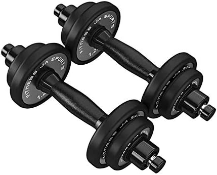 Mmaxz Barbell set za muškarce i žene, sa priključnim štapom, može se koristiti kao kućni fitnes sportski barbell 10kg, 15kg