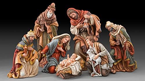 Josephov studio rimskom - 7-komadnom rodnom jedinicom, 17 h, božićna kolekcija, polrerin, dekorativni, vjerski poklon, docriran, izdržljiv,