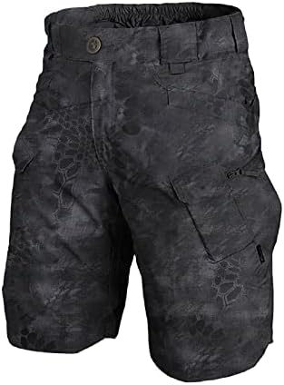 WenKomg1 Muški teretni kratke hlače Multi džepovi Nestrpljivi prtljažnici Taktičke hlače na otvorenom ulicom