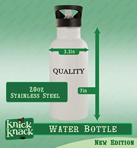 Knick Klack pokloni Tweezers - 20oz boca vode od nehrđajućeg čelika, srebro