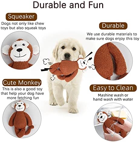 Domlodoma izdržljive igračke za pse plišane pse žvakačke igračke za male srednje velike pse punjene životinje škljove pse za pse za