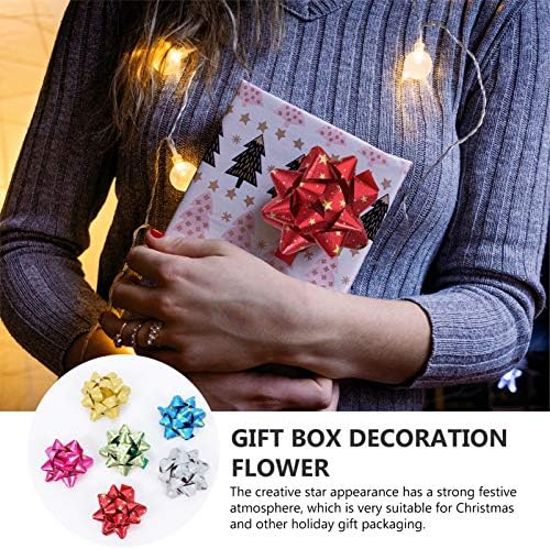 Zerodeko 54kom Pull lukovi dekorativni poklon Wrap Ribbon Flowers 3D Decor Supplies
